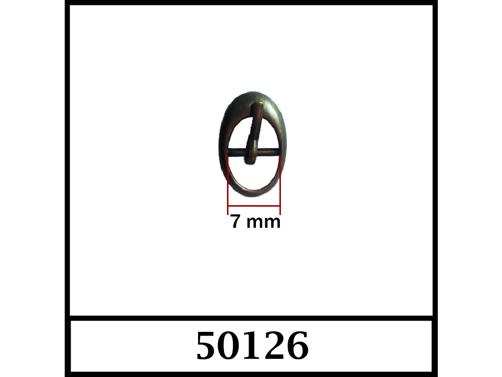 50126 - 7 mm / DIŞ ÖLÇÜ : 17 mm x 11 mm