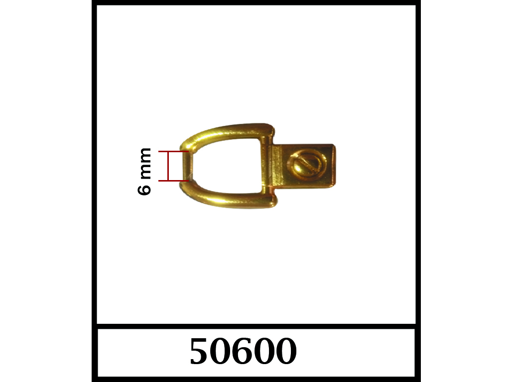 50600 - 6 mm / DIŞ ÖLÇÜ : 26 mm x 14 mm