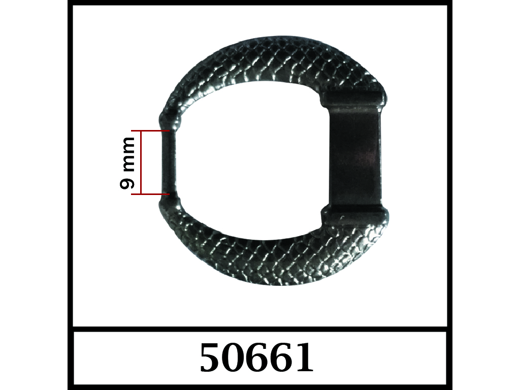 50661 - 9 mm / DIŞ ÖLÇÜ : 39 mm x 35 mm