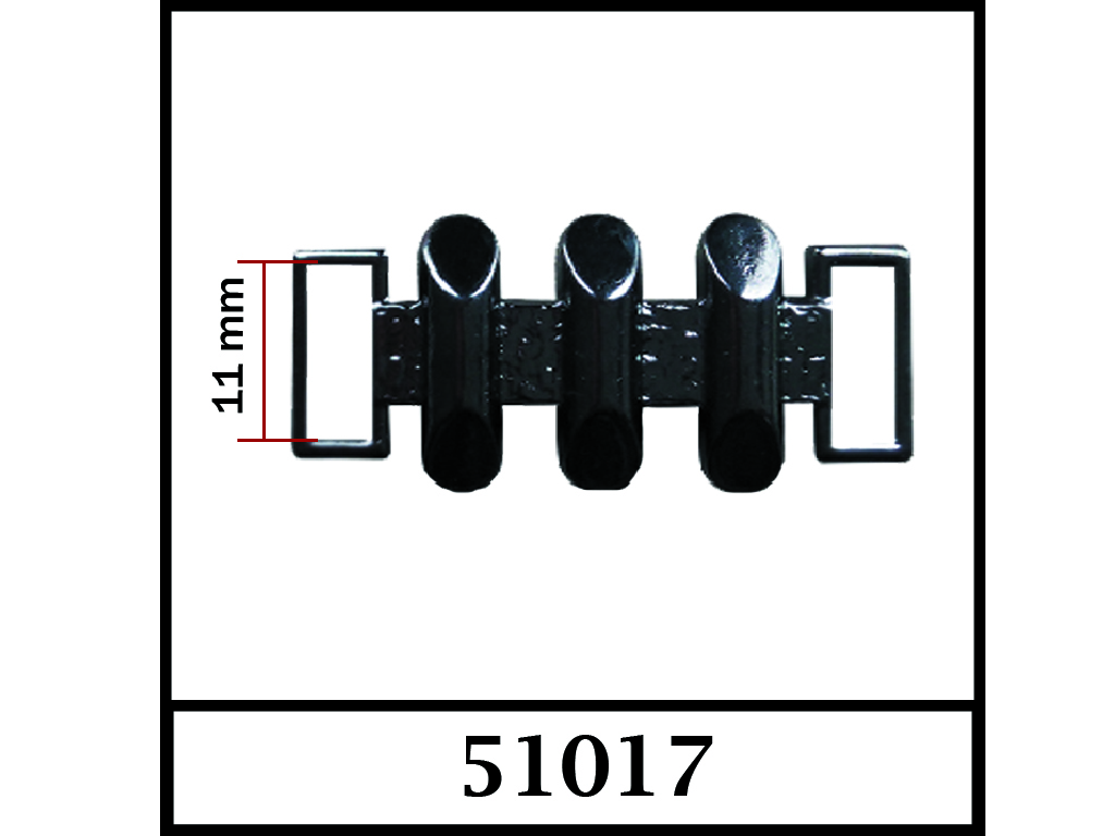 51017 - 11 mm / DIŞ ÖLÇÜ : 45 mm x 20 mm