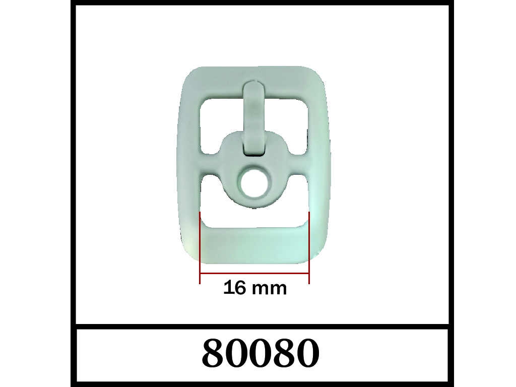 80080 - 16 mm / DIŞ ÖLÇÜ : 31 mm x 24 mm