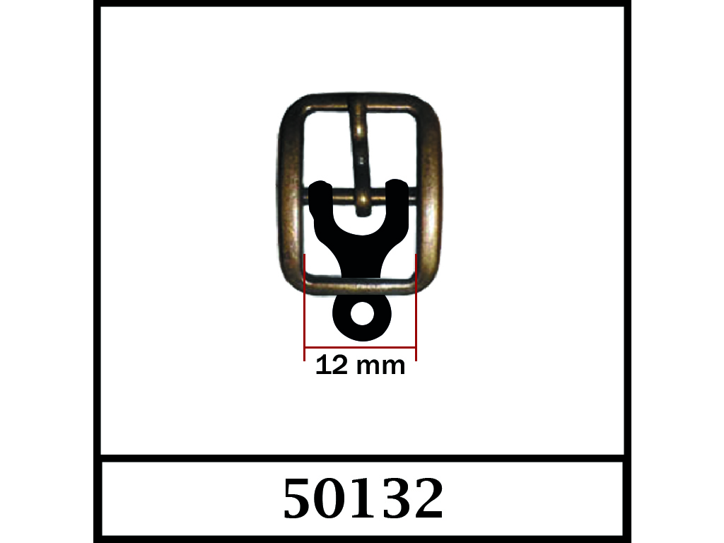  50132 - 12 mm / DIŞ ÖLÇÜ : 22 mm x 18 mm