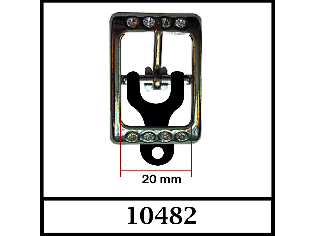  10482 - 20 mm / DIŞ ÖLÇÜ : 39 mm x 27 mm